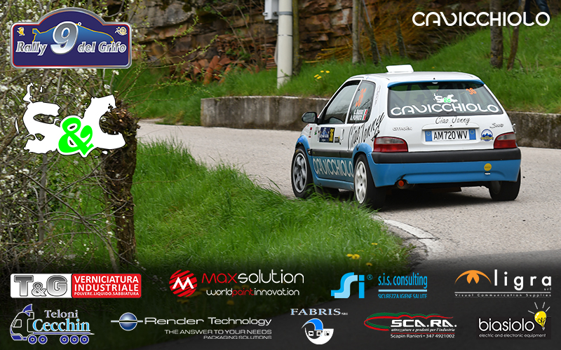 SECONDO POSTO DI CLASSE PER ANDREA BASSO E ALBERTO PUPPATO AL 9° RALLY DEL GRIFO