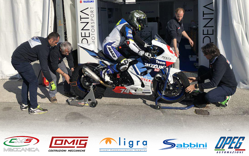 AL VIA LA STAGIONE 2018 SUL CIRCUITO DI MISANO ADRIATICO PER KEVIN CALIA IN SELLA ALLA SUZUKI RR 1000