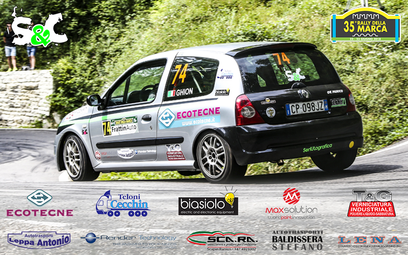 TERZA POSIZIONE DI CLASSE N3 PER GHION – BERDIN AL 35° RALLY DELLA MARCA