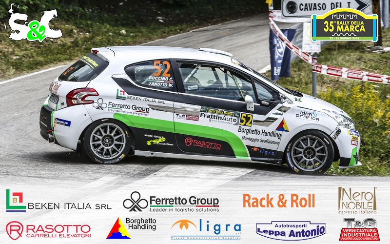 OTTIMO SECONDO POSTO DI CLASSE PER ZANOTTO-BUCCINO AL 35° RALLY DELLA MARCA
