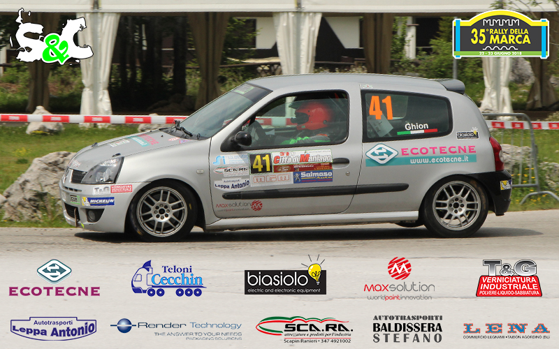 MATTIA GHION E FRANCESCO BERDIN AL 35° RALLY DELLA MARCA