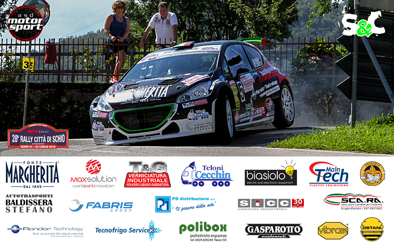 ANDREA BASSO E GIULIA ZANCHETTA QUARTI ASSOLUTI AL 28° RALLY CITTA’ DI SCHIO