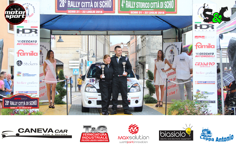 NICOLA DALL’OSTO E DEBORA OSSATO SECONDO DI CLASSE N3 AL 28° RALLY CITTA’ DI SCHIO