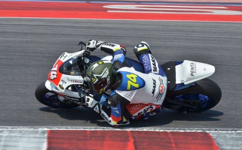 Kevin Kalia sul circuito di Misano per il 4° round del CIV