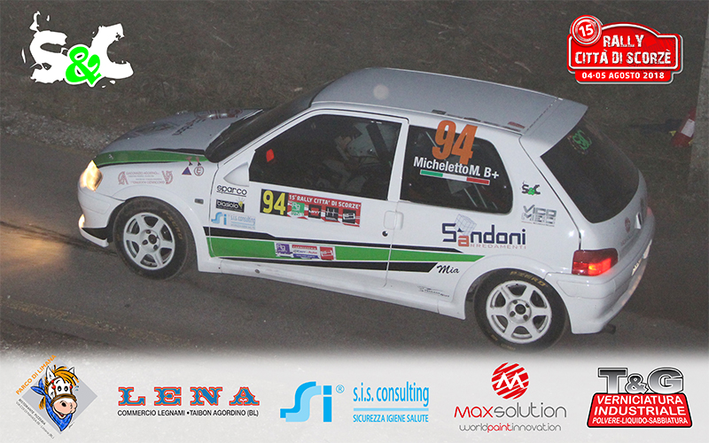 ULTIMA PROVA FATALE PER I FRATELLI MICHELETTO AL 15° RALLY CITTÀ DI SCORZE’