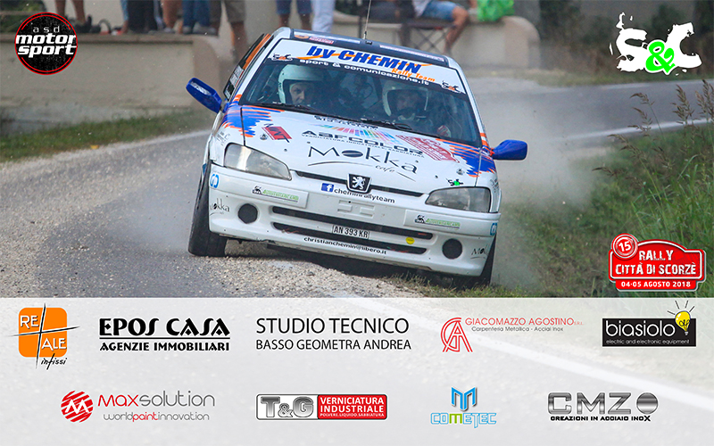 ALBERTO PUPPATO E ANDREA CHIORATO AL 15° RALLY CITTA’ DI SCORZE’