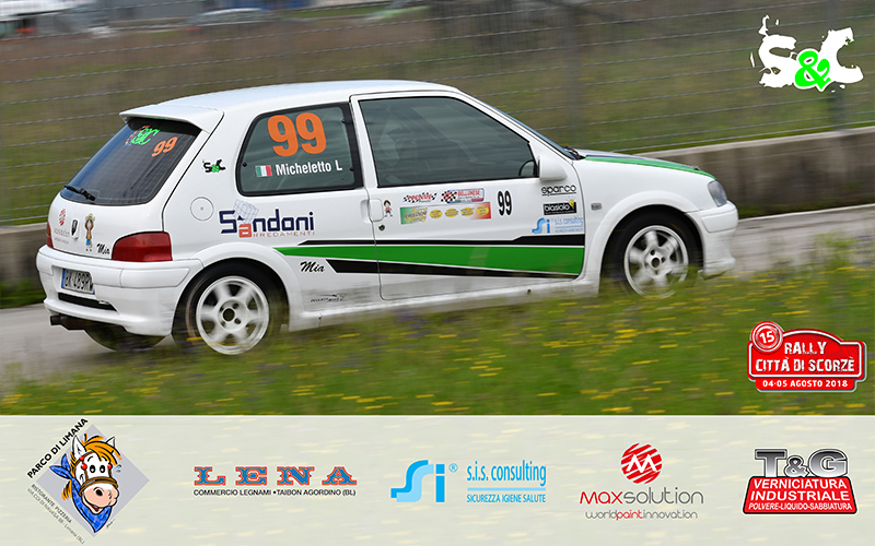 MANUELE MICHELETTO E LORENZO MICHELETTO AL 15° RALLY CITTA’ DI SCORZE’