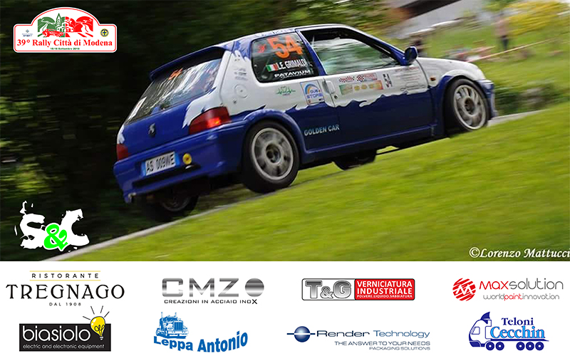 ENRICO FILIPOZZI ED ENRICO FANTINATO AL 39° RALLY CITTÀ DI MODENA