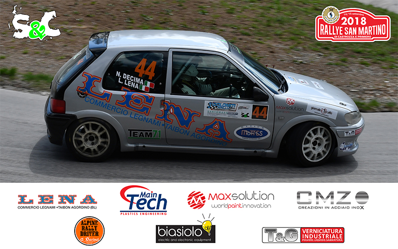 IL DUO LENA – DECIMA AL 38° RALLY SAN MARTINO DI CASTROZZA
