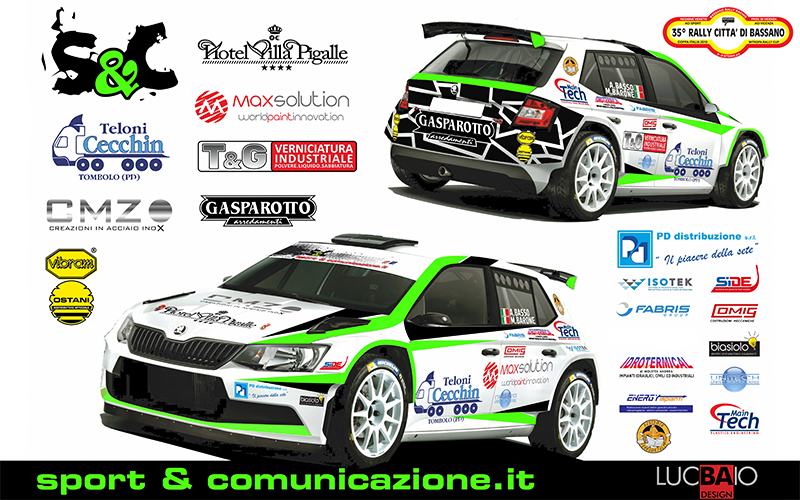 ANDREA BASSO E MAURIZIO BARONE AL 35° RALLY CITTÀ DI BASSANO