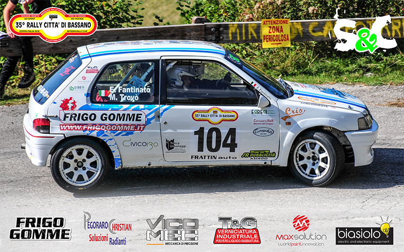 MIRCO TROVO’, IN COPPIA CON NICOLA RIZZOTTO, RITORNA LA RALLY CITTA’ DI BASSANO