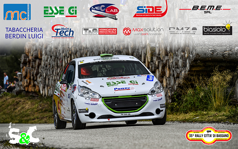 STEFANO BAGGIO E FRANCESCO BERDIN AL 35° RALLY CITTA’ DI BASSANO
