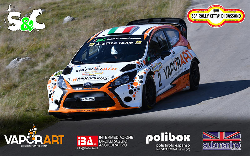 MAURO SPAGOLLA E GIULIA ZANCHETTA NUOVAMENTE ASSIEME PER IL RALLY CITTA’ DI BASSANO