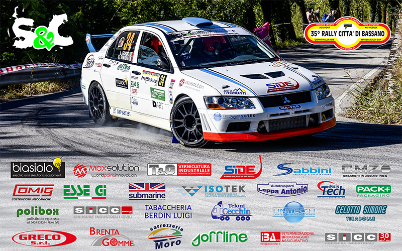 TERZA POSIZIONE DI CLASSE PER GOBBO – SIMIONI AL 35° RALLY CITTA’ DI BASSANO