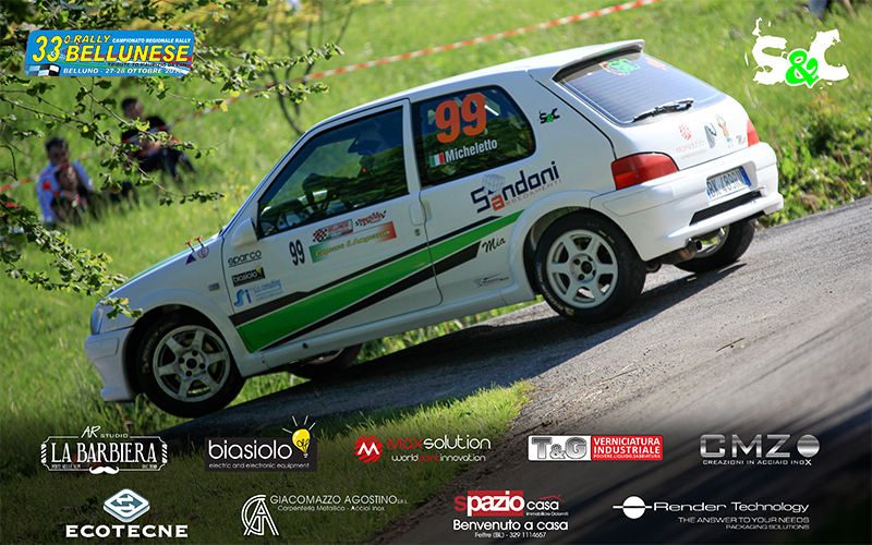 LORENZO MICHELETTO E RICCARDO MELE AL 33° RALLY BELLUNESE