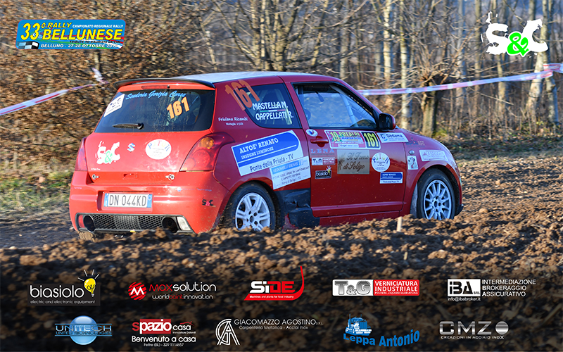 RUDI CAPPELLATI E SARA CHIESURA AL 33° RALLY BELLUNESE