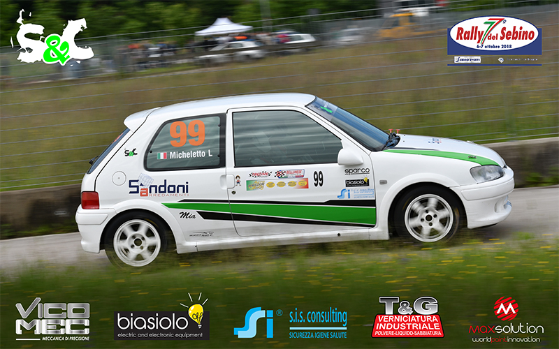 MANUELE E LORENZO MICHELETTO AL RALLY DEL SEBINO 2018