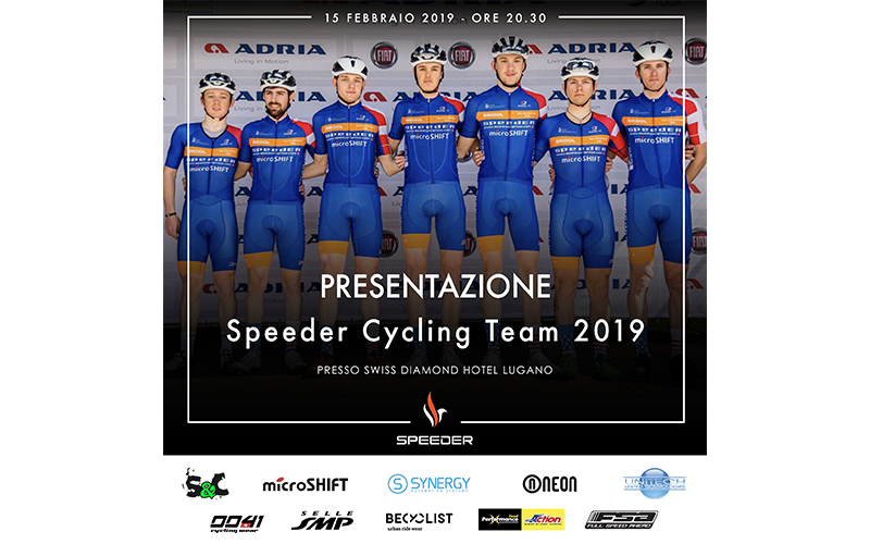 SPEEDER CYCLING TEAM, IL 15 FEBBRAIO COMINCIA L’AVVENTURA