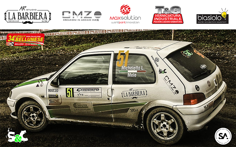 LORENZO MICHELETTO AI NASTRI DI PARTENZA DEL 34° RALLY BELLUNESE