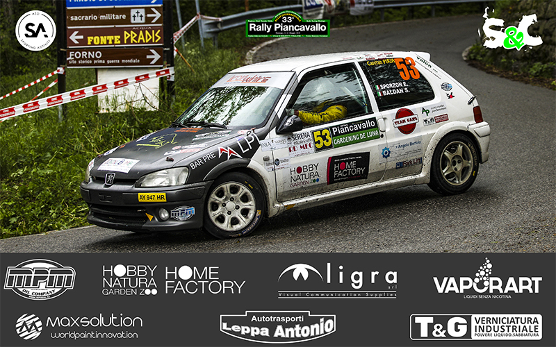 SI CONCLUDE IN MANIERA POSITIVA IL 33° RALLY PIANCAVALLO PER SPORZON – BALDAN