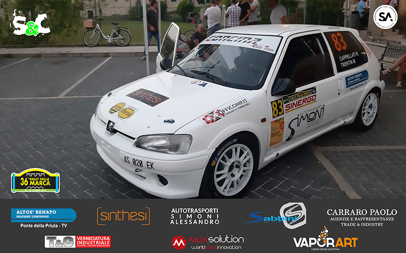 RUDI CAPPELLATI E MASSIMO TRENTIN AL RALLY DELLA MARCA 2019