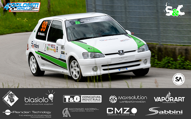 MANUELE E LORENZO MICHELETTO AL 4° DOLOMITI RALLY