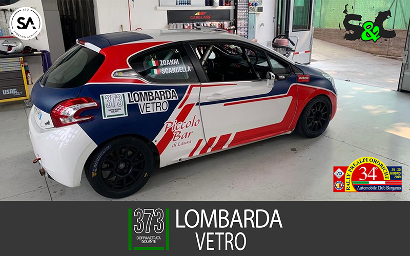 MAURIZIO SCANDELLA ED ERIKA ZOANNI AL VIA DEL RALLY PREALPI OROBICHE