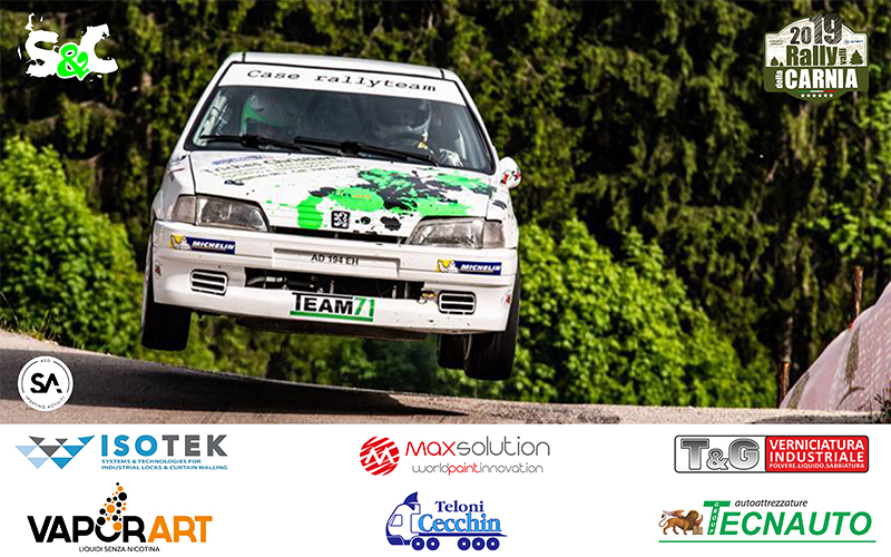 ALESSIO CASE E GIULIA GARBINI AL RALLY VALLI DELLA CARNIA 2019