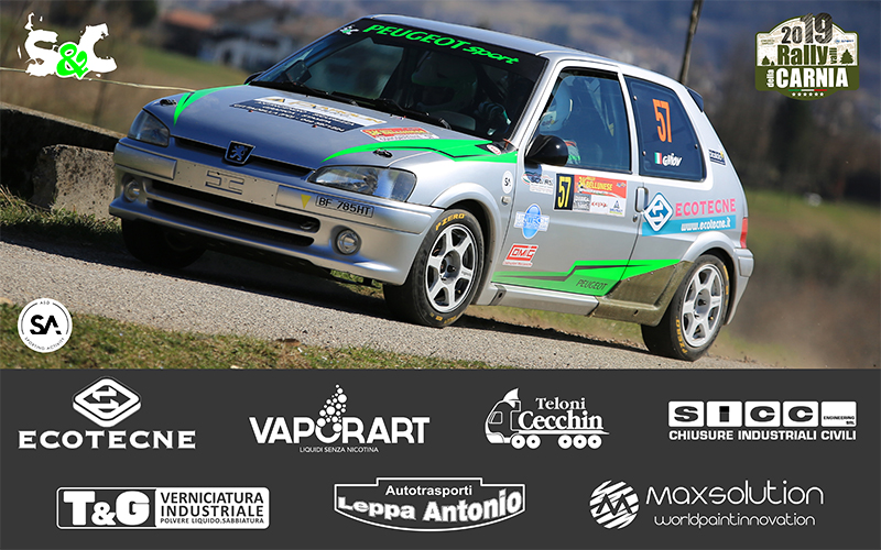 MATTIA GHION AL RALLY VALLI DELLA CARNIA IN COPPIA CON MATTEO GAMBASIN