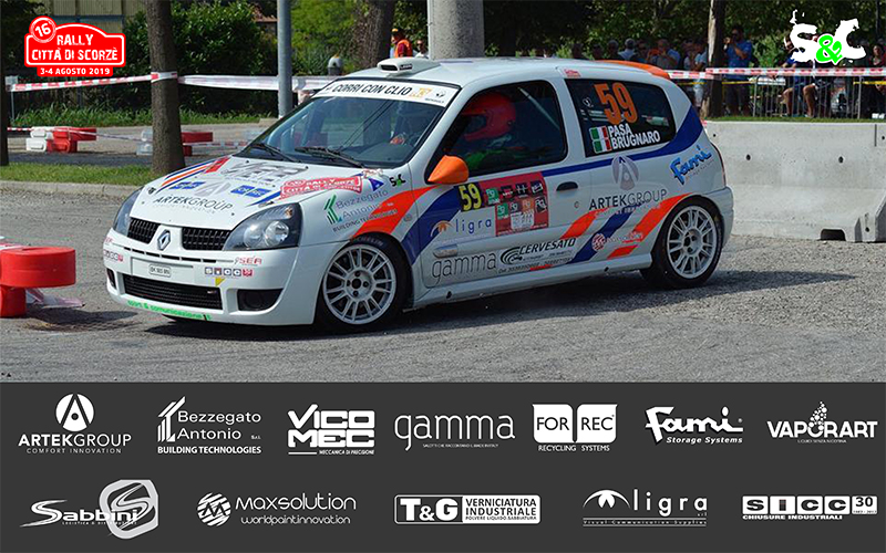 PRIMO POSTO DI CLASSE N3 PER PASA – BRUGNARO AL 16° RALLY CITTA’ DI SCORZE’