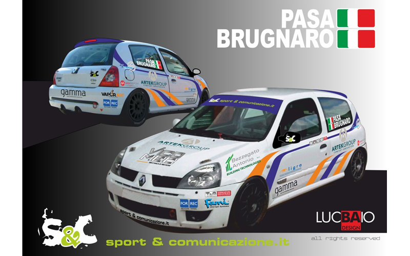 GIACOMO PASA AL RALLY CITTA’ DI SCORZE’ IN COPPIA CON ANDREA BRUGNARO