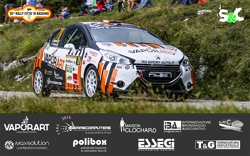 POCA FORTUNA PER ALBERTO SPAGOLLA E RUDY TESSARO AL 36° RALLY CITTA’ DI BASSANO