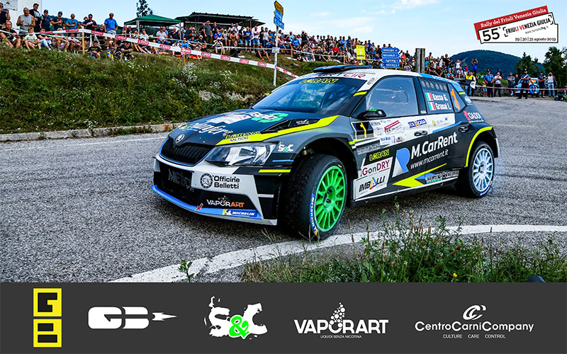 GIANDOMENICO BASSO E LORENZO GRANAI TERZI ASSOLUTI AL 55° RALLY DEL FRIULI VENEZIA GIULIA