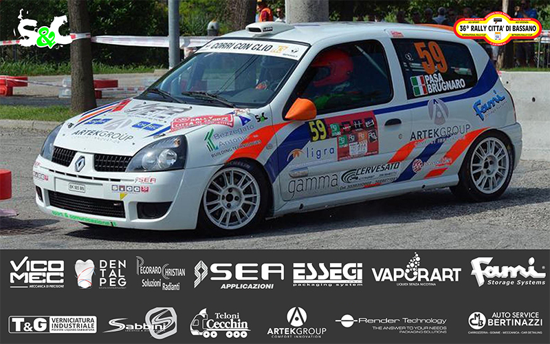 GIACOMO PASA E FABIO LAZZAROTTO NUOVAMENTE INSIEME PER IL RALLY CITTA’ DI BASSANO