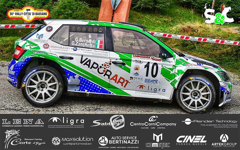 GIORGIO BERNARDI E ANDREA CASALINI AL 36° RALLY CITTA’ DI BASSANO