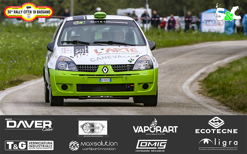 NICOLA DALL’OSTO AI NASTRI DI PARTENZA DEL 36° RALLY CITTA’ DI BASSANO