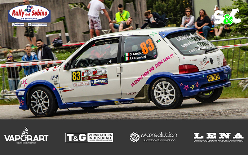 PRIMA GARA DEL 2019 PER DANIELE GRETTER AL RALLY DEL SEBINO 2019