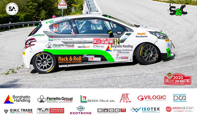 WILLIAMS ZANOTTO E CHRISTIAN BUCCINO AL 40° RALLYE SAN MARTINO DI CASTROZZA E PRIMIERO