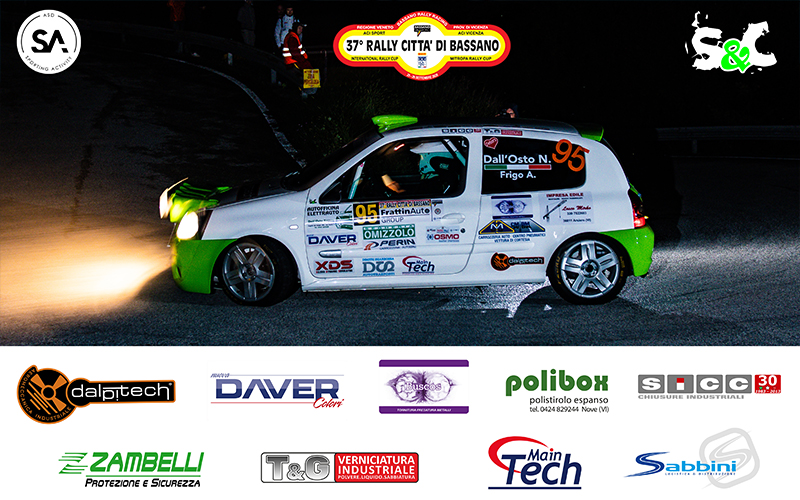 SESTO POSTO DI CLASSE N3 PER DALL’OSTO – FRIGO AL 37° RALLY CITTÀ DI BASSANO
