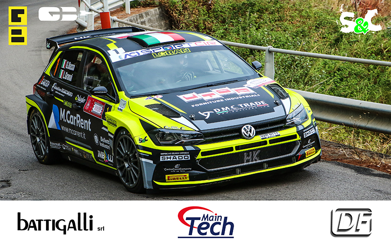 GIANDOMENICO BASSO E LORENZO GRANAI AL VIA DEL 38° RALLY DUE VALLI