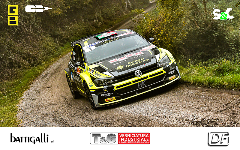 GIANDOMENICO BASSO E LORENZO GRANAI AL VIA DELL’ULTIMO ROUND DEL CAMPIONATO ITALIANO RALLY 2020