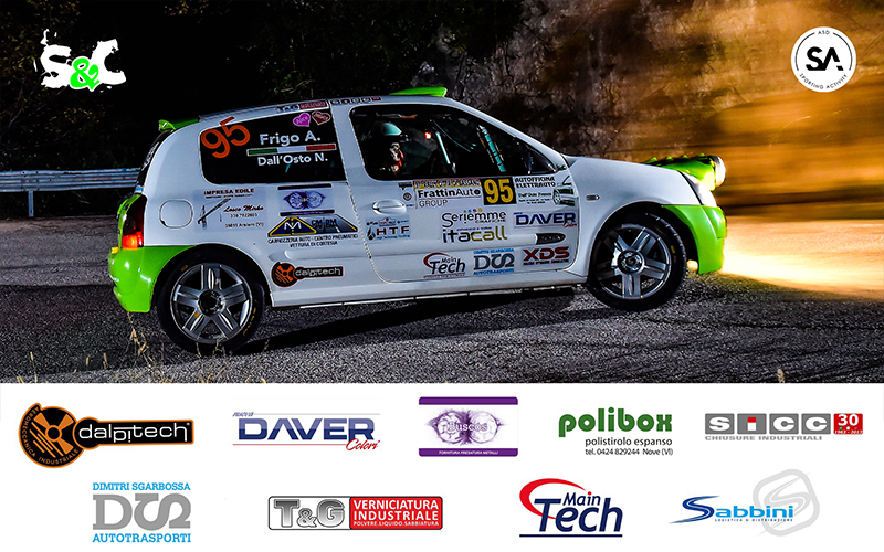 SECONDA GARA STAGIONALE PER NICOLA DALL’OSTO AL VIA DEL 29° RALLY CITTA’ DI SCHIO