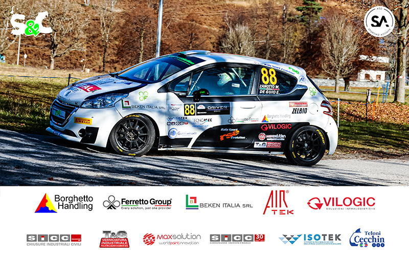 SECONDO POSTO NELL’ITALIAN RALLY TROPHY DI ZONA 3 PER WILLIAMS ZANOTTO
