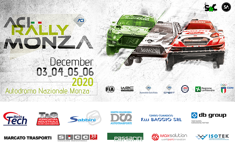 SPORT & COMUNICAZIONE, IN COLLABORAZIONE CON DELTA RALLY, PRESENTE ALL’ACI RALLY MONZA 2020