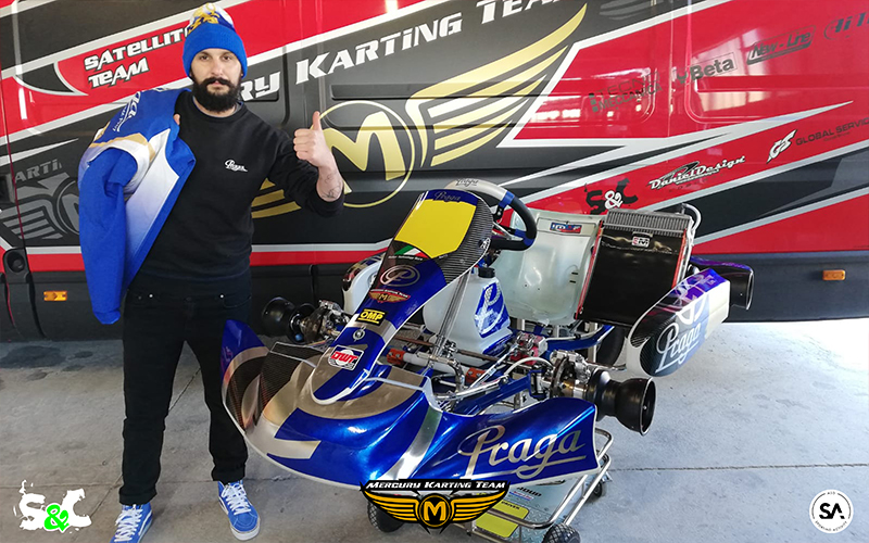 MERCURY KARTING TEAM, RESPONSABILE TECNICO DEL REPARTO KARTING DI SPORT & COMUNICAZIONE, INSIEME A PRAGA (GRUPPO IPK) PER IL TRIENNIO ’21/’22/’23