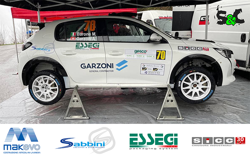 ANDREA GARZONI E MAURIZIO BARONE AL 44° RALLY IL CIOCCO E VALLE DEL SERCHIO