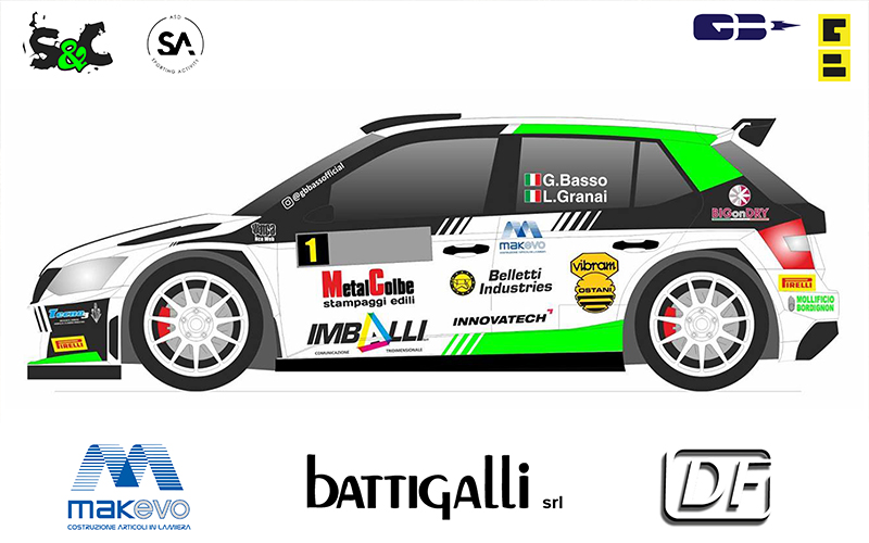 GIANDOMENICO BASSO E LORENZO GRANAI AL 44° RALLY IL CIOCCO E VALLE DEL SERCHIO