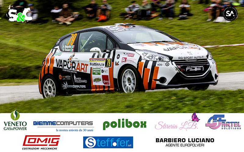 ALBERTO SPAGOLLA AL 36° RALLY BELLUNESE IN COPPIA CON FABIO LAZZAROTTO
