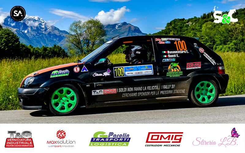 BUONA PRESTAZIONE DI EROS BOVENTURA ED ELEONORA ROSSI AL 36° RALLY BELLUNESE