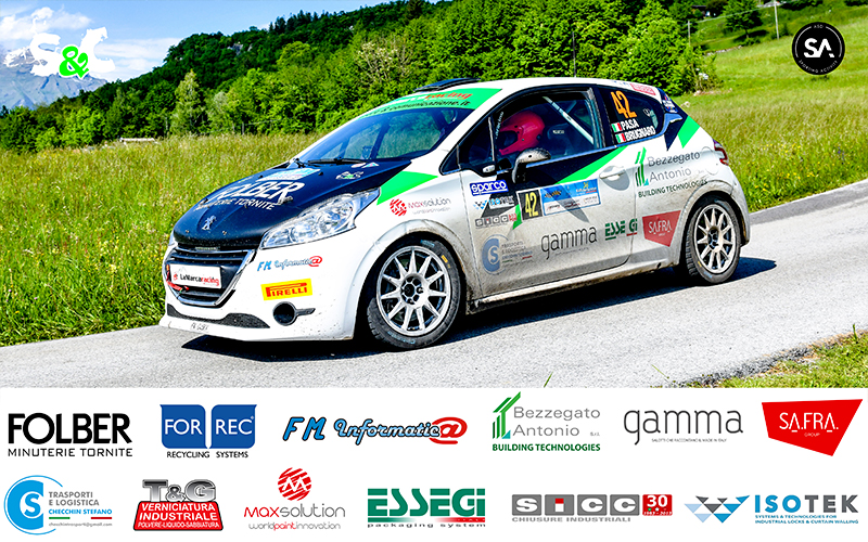 PRIMO POSTO DI CLASSE R2B PER GIACOMO PASA ED ANDREA BRUGNARO AL 36° RALLY BELLUNESE